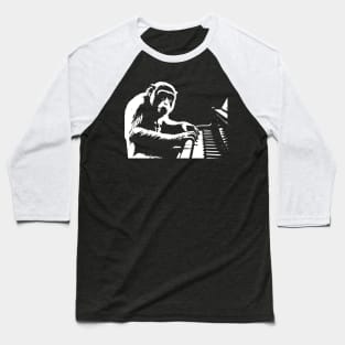 serious monkey plays the piano Baseball T-Shirt